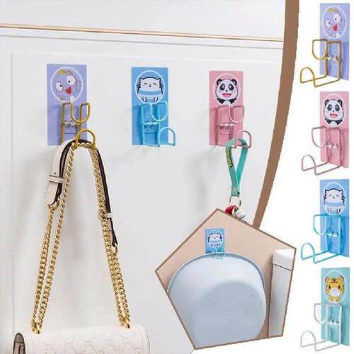 Cartoon Basin Hook Multifunctional Adhesive Hooks Wall Mop