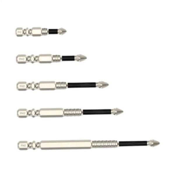 5x Screwdriver Drill Tool Insert Bits for Impact Drivers