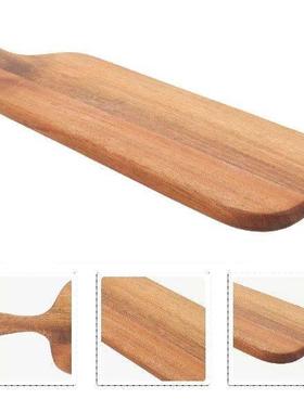 Long-handled Acacia Wood Cutting Board Solid Household