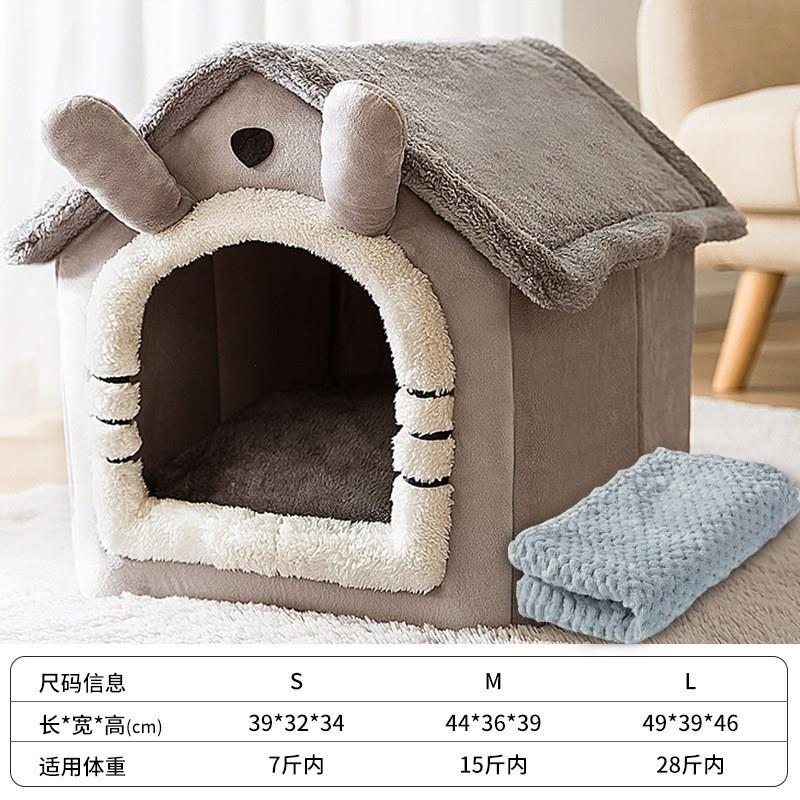 Foldable Cat House Outdoor Waterproof Pet House for Small Do