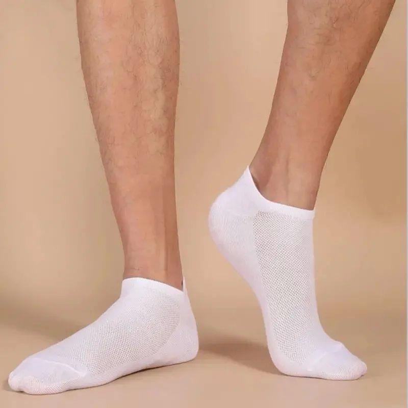 10 Pairs Women/Men Boat Socks Invisible Low Cut Silicone Non