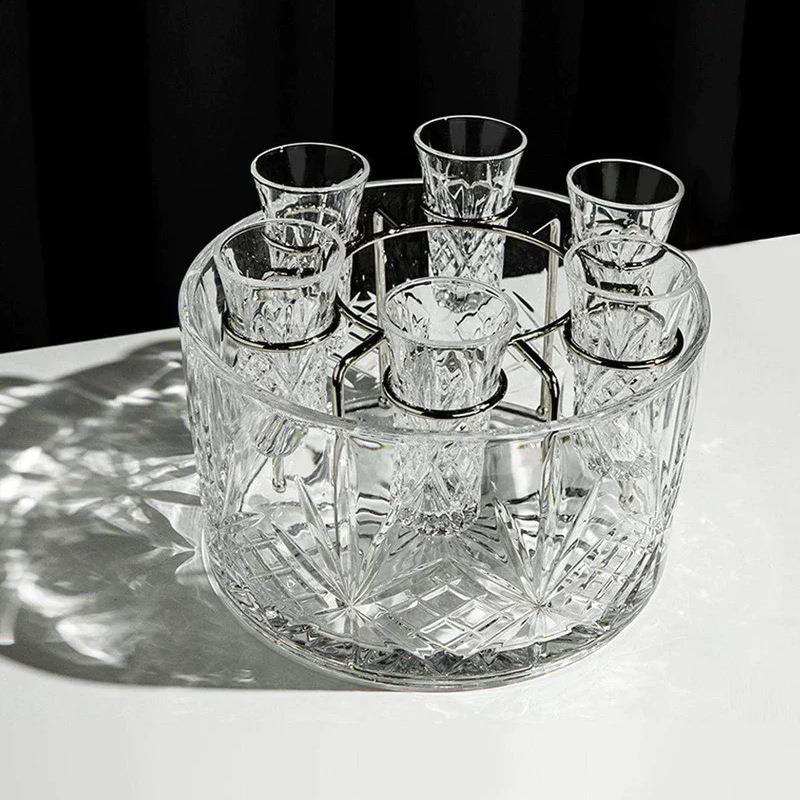 High end crystal glass vodka glasses Dublin bar cocktail set