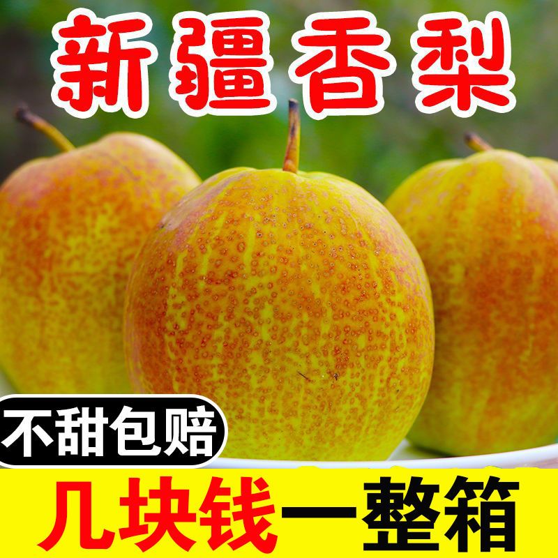 当季红香酥梨新鲜水果香梨整箱10斤脆甜皮薄梨子5斤包邮源自新疆