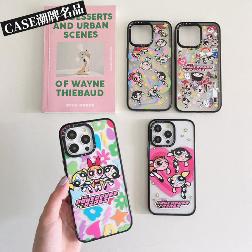 CA飞天小女警适用iPhone18Promax17Pro苹果16Pro15Promax14Plus13/12手机壳防摔套卡通可爱磁吸轻奢透明Air11