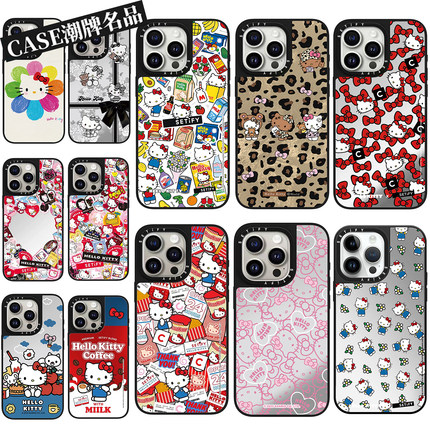 CA凯蒂猫11适用iPhone17Promax苹果16Pro手机壳13镜面14防摔套15个性16Promax可爱17Pro女款Plus卡通12轻奢11