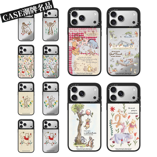 CA联名小熊维尼11适用iPhone17Promax苹果16Pro手机壳13镜面14防摔套15卡通16Promax可爱17Pro女款Plus磁吸12