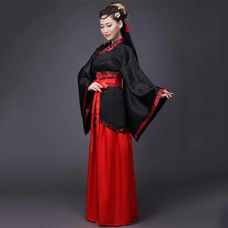 改良古代服装演出服汉服女装曲裾服装古装公主服装