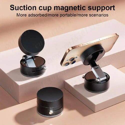 Double-sided Suction Cup Magnetic Vacuum Phone Holder