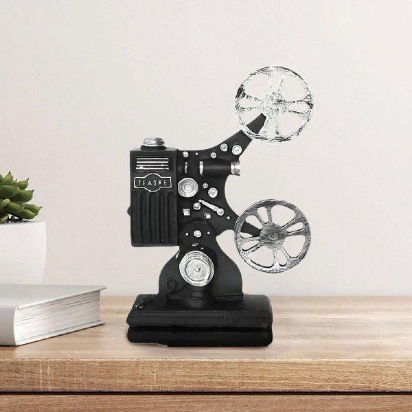 Movie Film Projector Model Collectible Gift Statue for