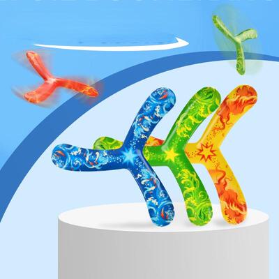 1PC Outdoor Sports Flying Antisss Three-leaf Boomerang for C