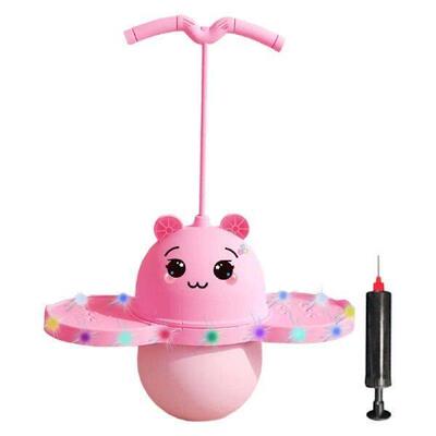 Pogo Ball with Handle Lovely Cartoon Jumping Ball for Games