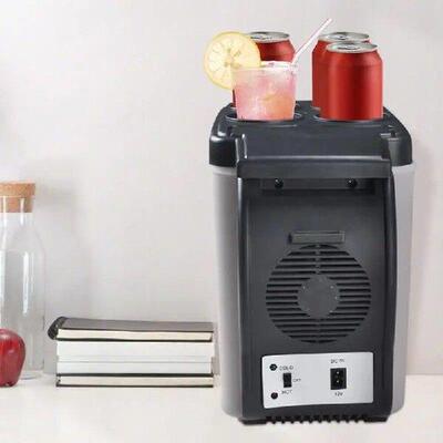 Car Refrigerator 12 Volt Fridge 6 Liter Capacity Portable