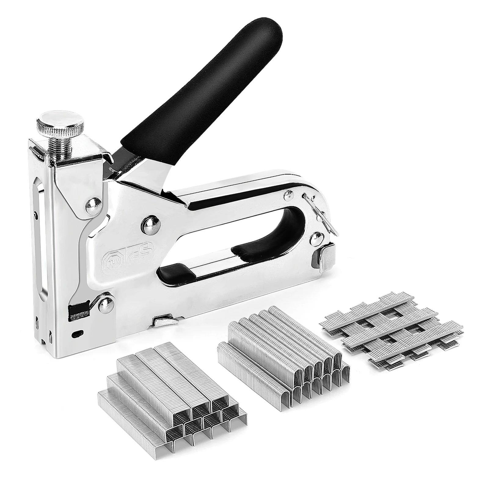 3 In 1 Heavy Duty Staple Gun Kit With 300 Staples, Upholster