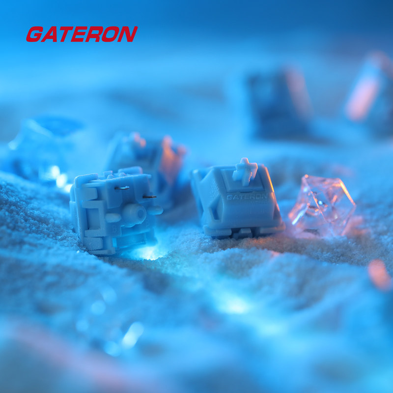 GATERON佳达隆海盐奶昔轴pom材质48gf麻将音游戏办公机械键盘开关