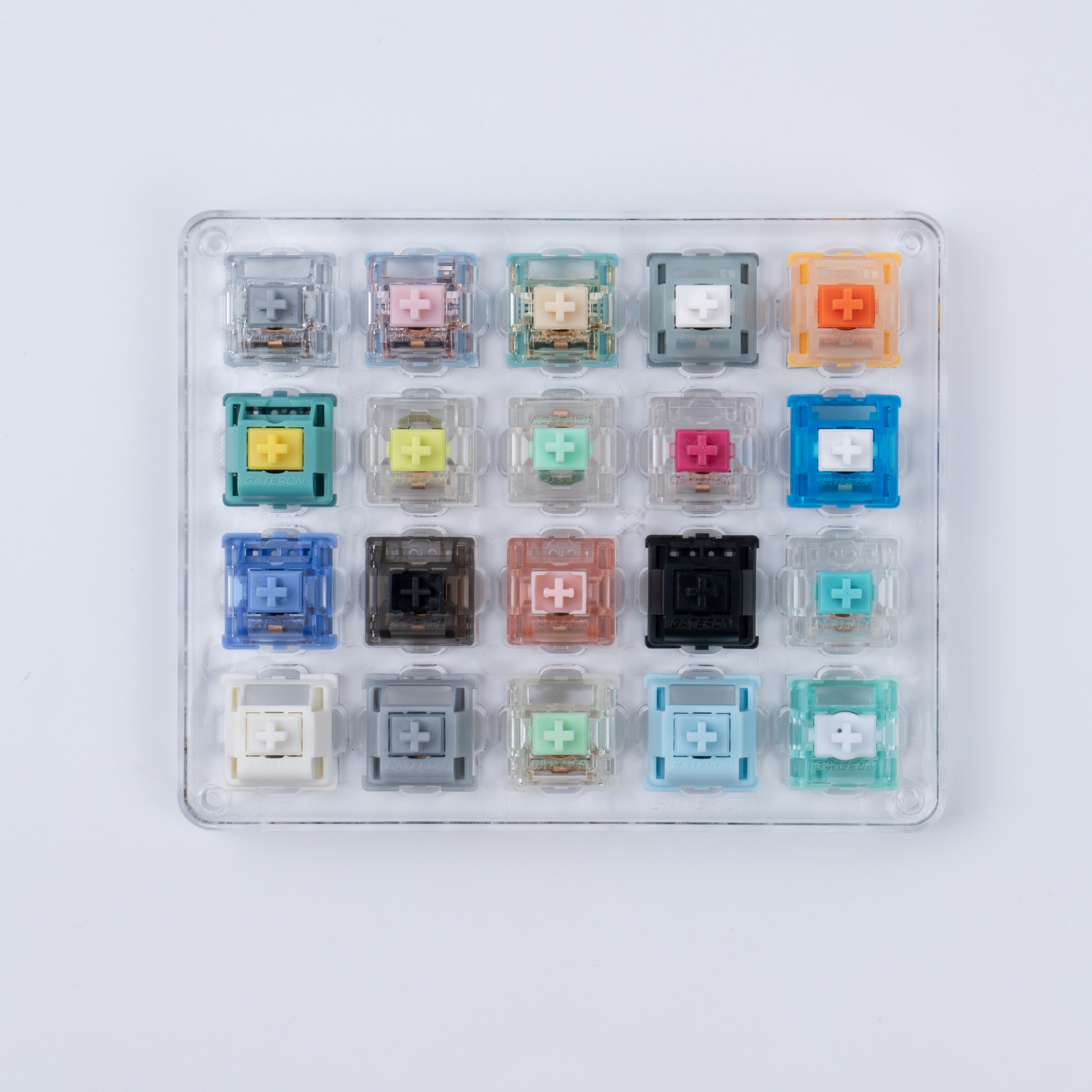 GATERON 佳达隆 20位试轴版+20颗轴体+透明盖子 佳达隆试轴器