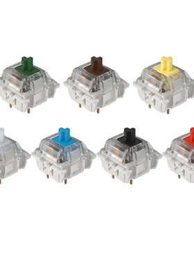 GATERON佳达隆KS-9三脚贴片轴 SMD机械键盘轴体开关