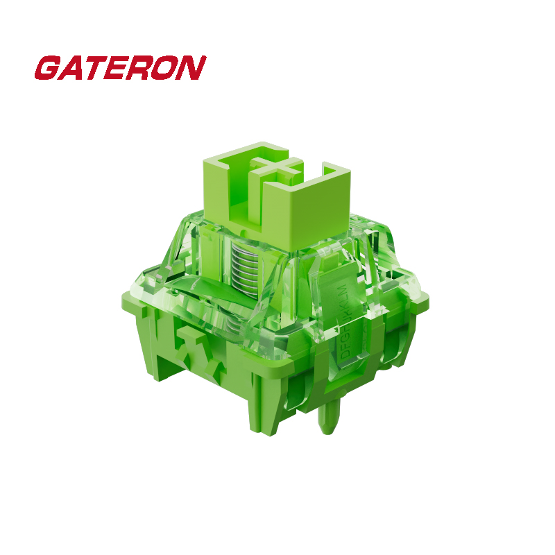 gateron佳达隆绿龙磁轴FPS游戏玩家精调封底设计HIFI音键盘开关