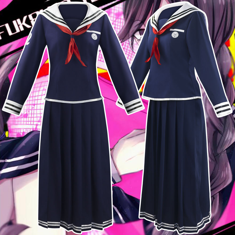 腐川冬子cosplay新弹丸论破轮舞腐川冬子cos服jk制服厂家