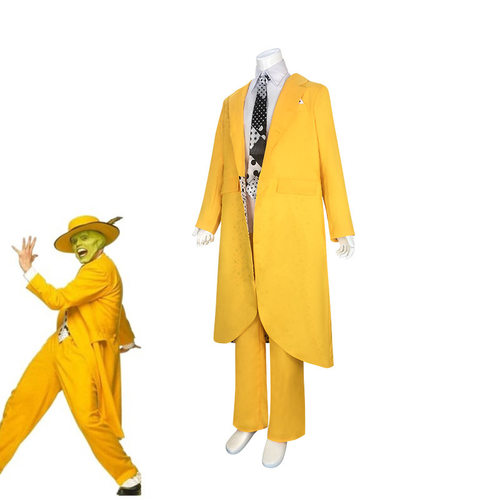 变相怪杰金凯瑞cos服JimCarry表演服cosplay服装跨境