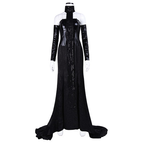 SW星球大战cos服帕德梅黑色拖地长裙角色扮演派对cosplay万圣节