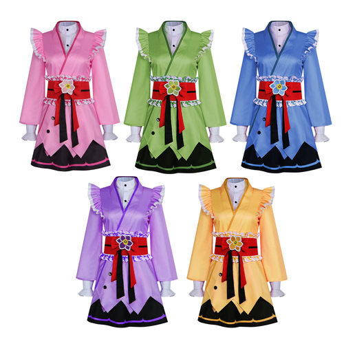 前桥魔女cos服赤城结奈新里杏珠魔女团花屋制服cosplay舞台表演服