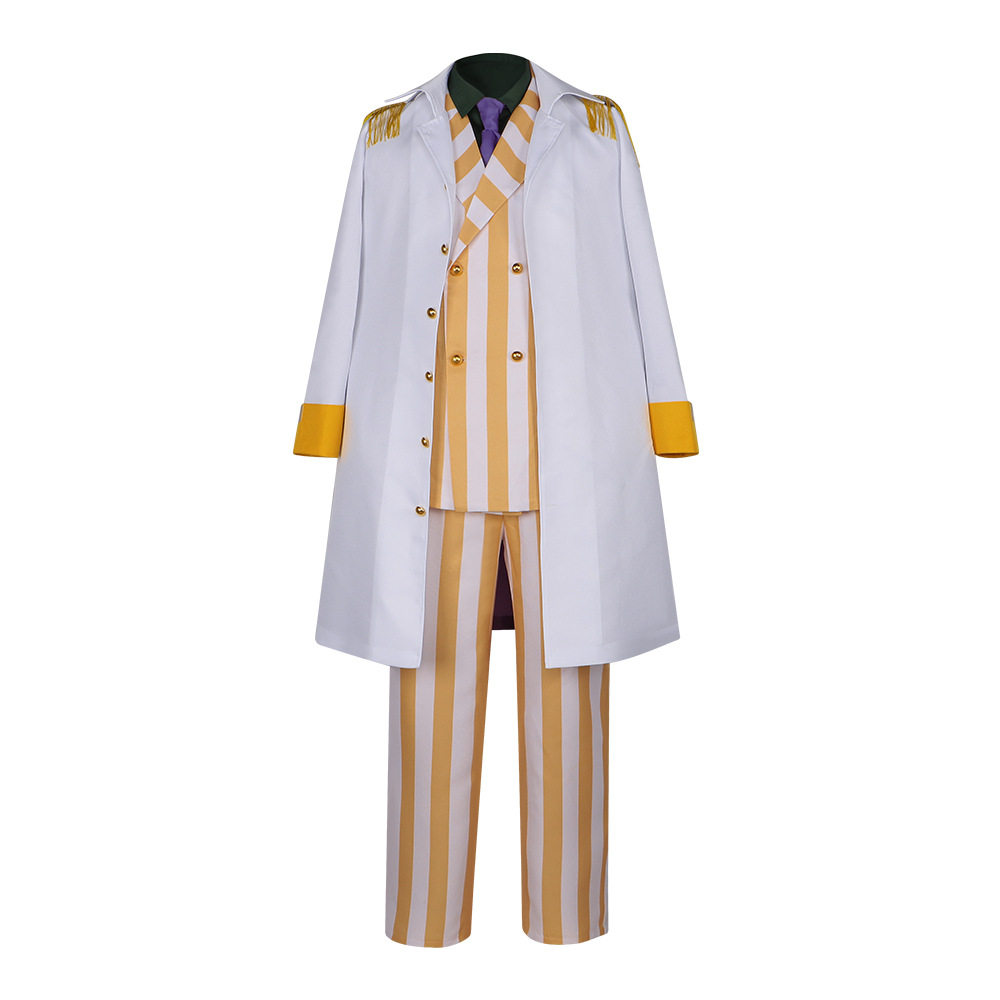 海贼王cosplay服装黄猿大正义cos服万圣节舞台表演服饰