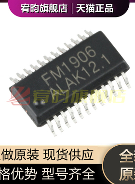 全新原装 贴片 FM1906 SSOP-24 13*4点阵LCD驱动IC芯片