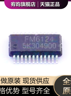 全新原装 FM6124B 丝印6124B 封装SSOP24 LED显示屏驱动器 芯片IC
