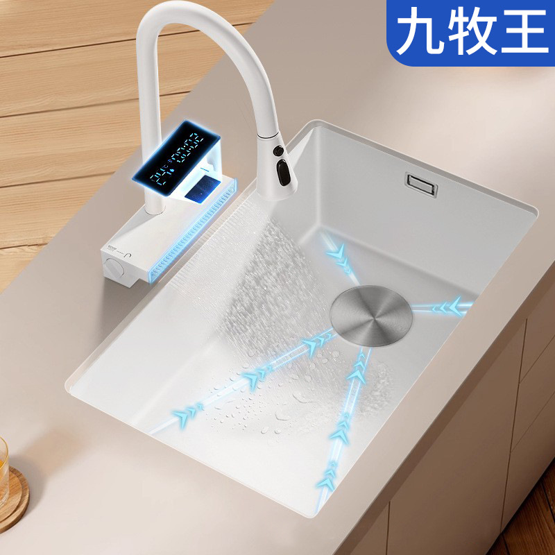 JNVOV不锈钢纳米微晶水水槽套餐