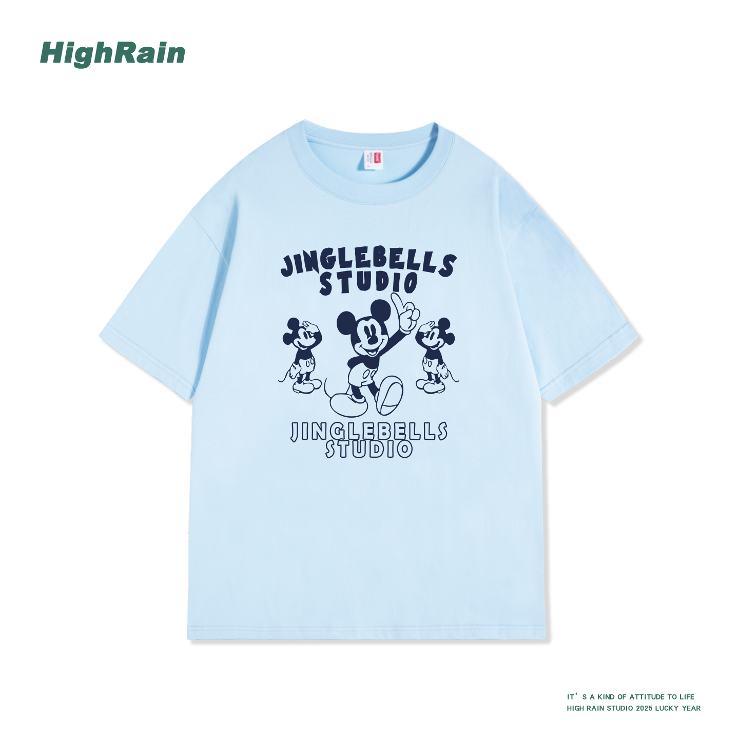 卡通动漫小老鼠短袖男女