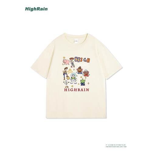 HighRain玩具总动员风T恤男女款