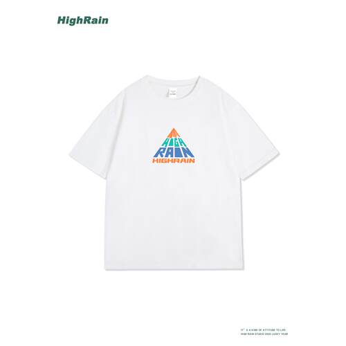 HighRain短袖T恤男夏季新款国潮