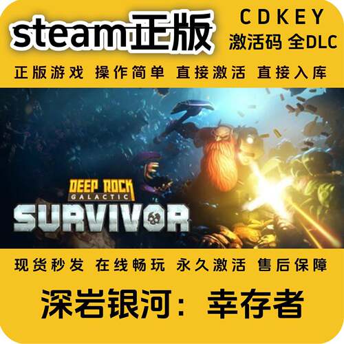 深岩银河幸存者steam正版入库全DLC国区cdkey全球区激活码入库PC