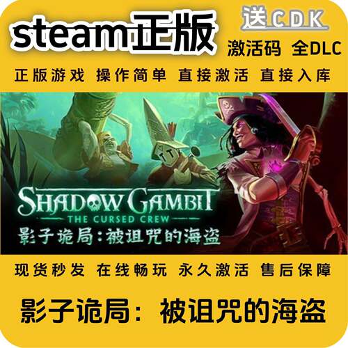 影子诡局被诅咒的海盗steam正版入库全DLC国区cdkey全球区激活码