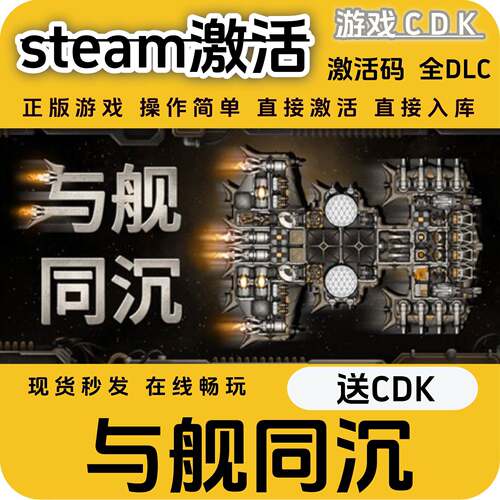 与舰同沉steam游戏激活码CDK永久入库全DLC激活码CDKEY电脑pc