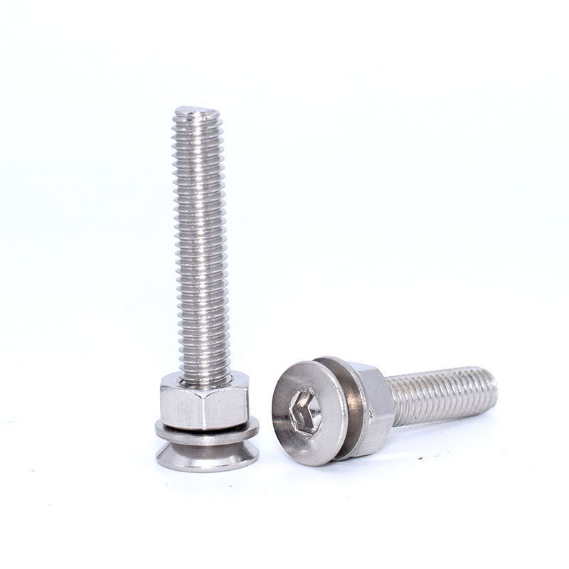 304不锈钢沉头内六角螺丝