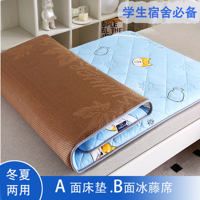 藤席凉席两用床垫家用卧室午休