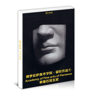 佛罗伦萨美术学院素描石膏五官高清临摹卡大尺寸人物文创高清画册集艺术手绘插画文艺复古圣诞节日礼物贺卡出类艺术画片集25张