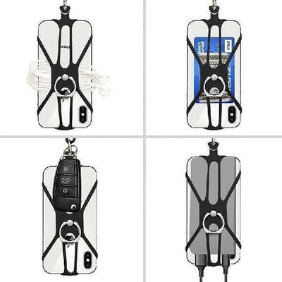 Silicone Phone Lanyard Holder Mobile Phone Ring Buckle