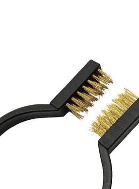 6 Pieces Brass Wire Brush Set For Cleaning Welding Slag And