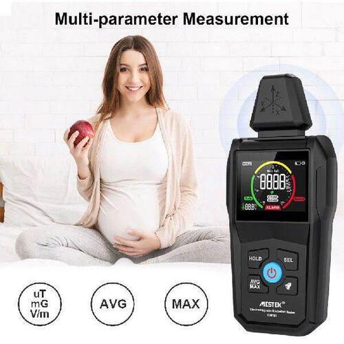 Electric Magnetic Field Scanning Geiger Dosimeter