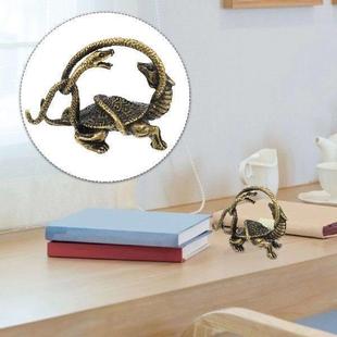Alloy Art Craft 1pc Tortoise Brass Miniature Snake Retro