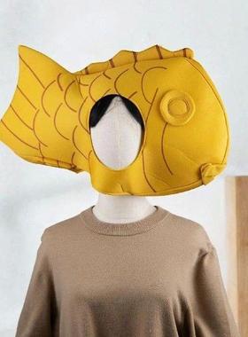 Cute Snapper Headwear Hat Novelty Fish Shape Cap for