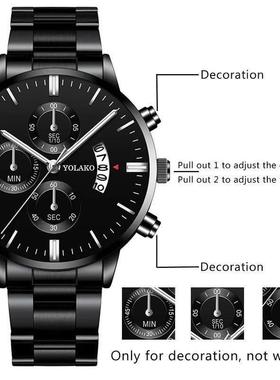 Fashion Men Watch Luxury Quartz Wristwatch Business Watches