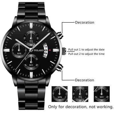 Fashion Men Watch Luxury Quartz Wristwatch Business Watches