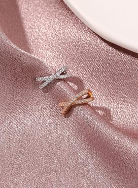 Earbone clip for fashion no ear holes crossed earrings ear