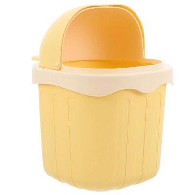 Mini Trash Can Cans Bucket Garbage Bin Desk Tiny Plastic