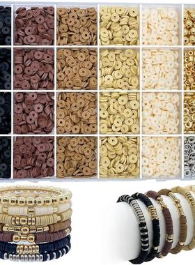 Clay Beads Bracelet Kit Friendship Bracelet Making for Women
