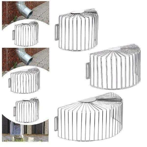 Gutter Guard Drain Pipe Fitting Stop Leaves Seeds Debris