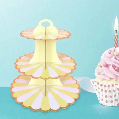 Three-layer Cake Stand Wedding Party Dessert Table Candy